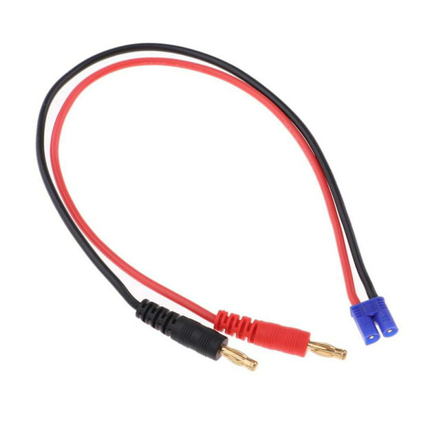 MagiDeal 4.0mm Banana Connector to T-Plug Male Sockets for Lipo Battery Accs 